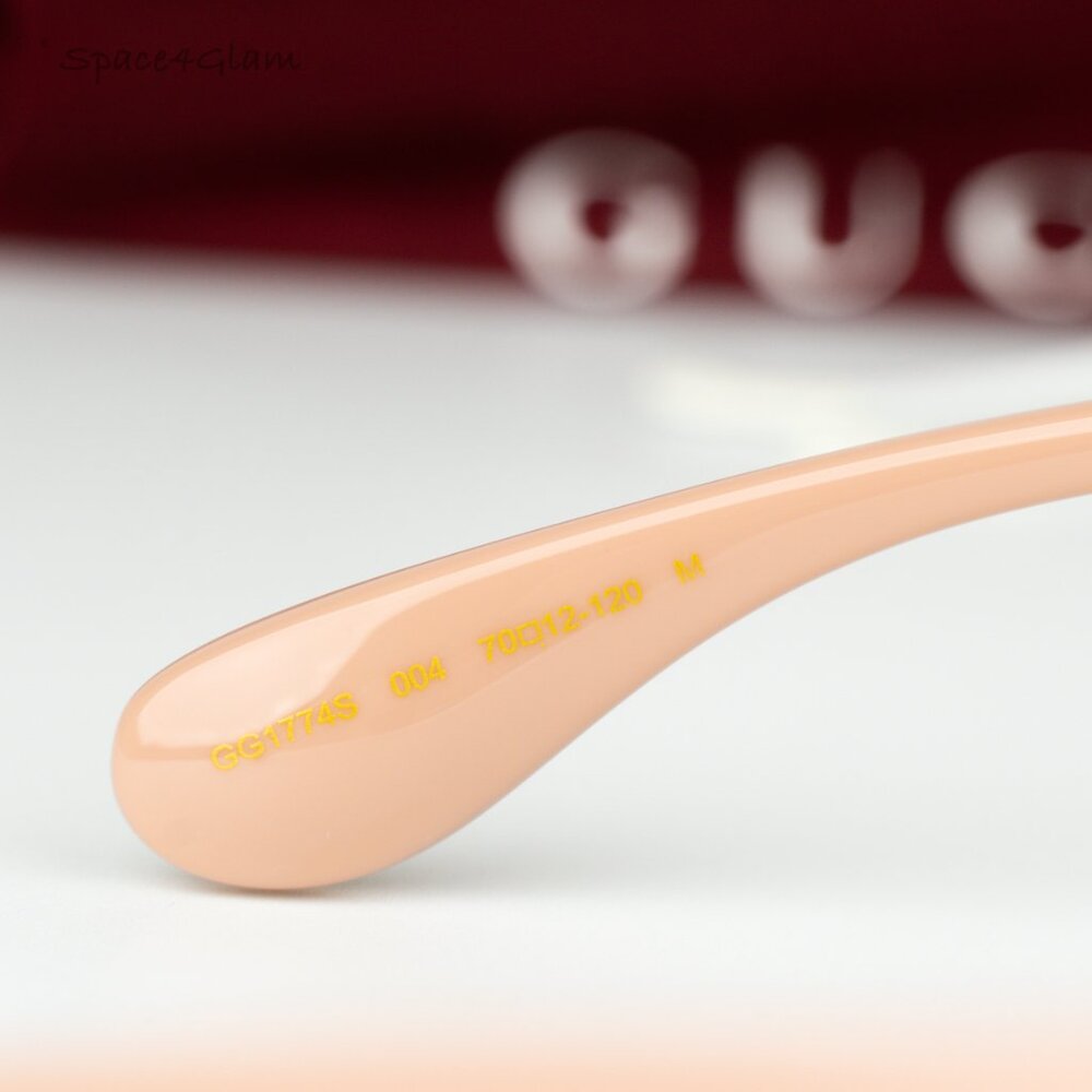 Gucci Women Sunglasses Pink Mirror Mask GG1774S 004 BRAND NEW - Picture 6 of 8